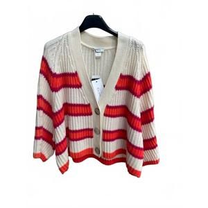 NEW AVANT TOI cardigan v in maglia in neve/nemo/clematis